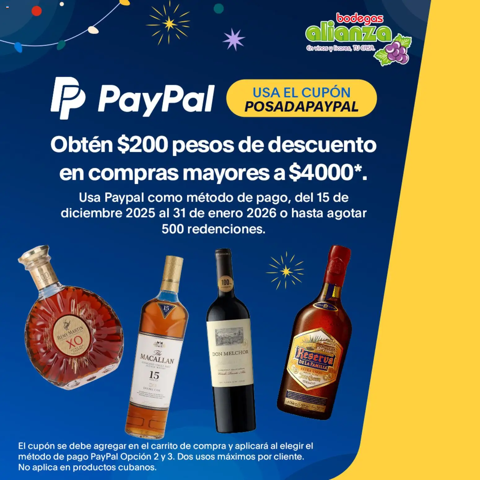 Vista previa las ofertas de la tienda Bodegas Alianza - Catálogo Promoción exclusiva de la tienda en línea desde el 15/12/2025 