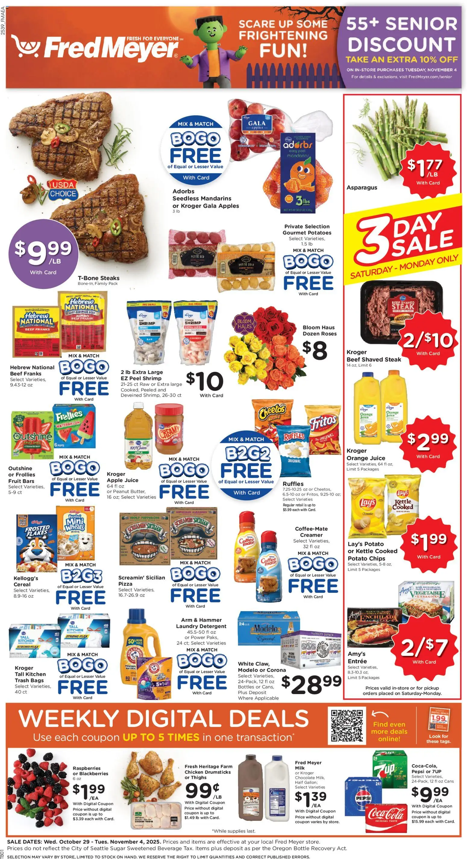 Ad Preview of Fred Meyer Weekly Ad from 10/29/2025