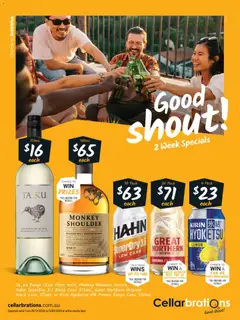 Preview of catalogue Catalogue Andamooka, Ceduna, Ardrossan from shop Cellarbrations valid 29/12/2025