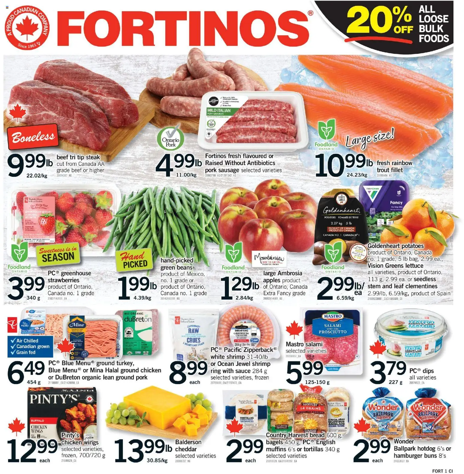 Preview of leaflet Fortinos weekly flyer - Hamilton from shop Fortinos is valid from Apr 23, 2026