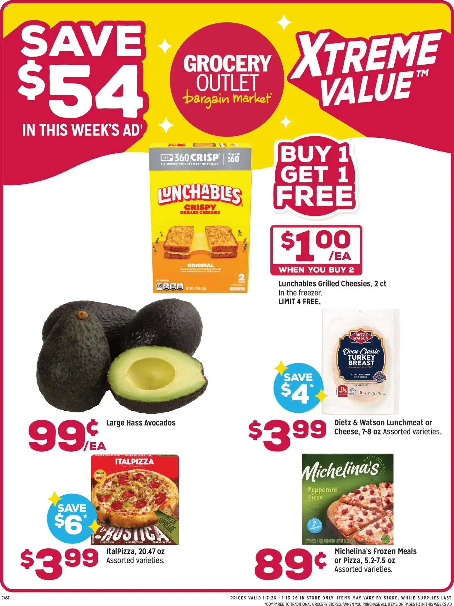 Ad Preview of Grocery Outlet Weekly Ad from 01/07/2026
