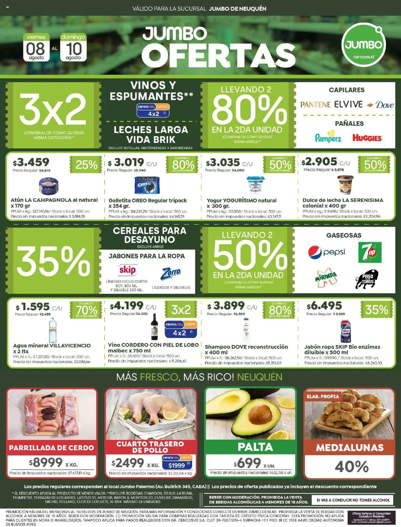 Jumbo Ofertas | Neuquén del 08/08/2025 >> Catálogo