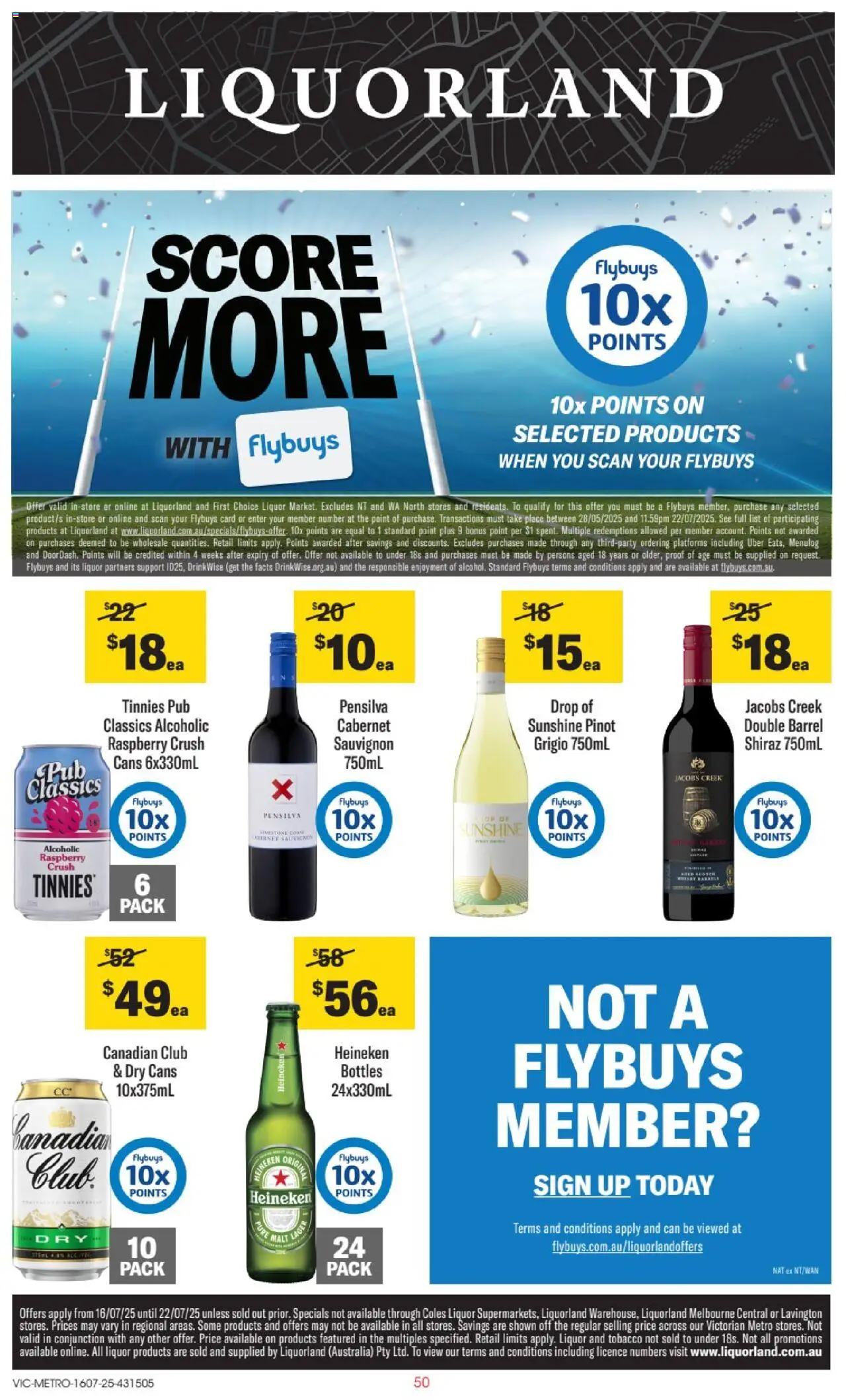 Liquorland catalogue valid from 16/07/2025 - page 1