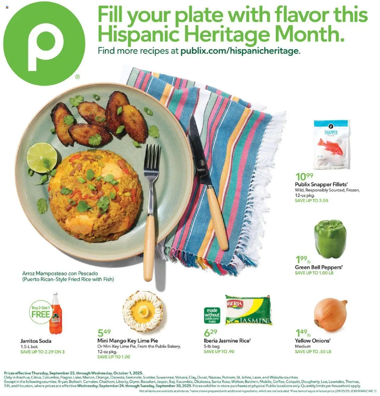 Publix Weekly ad from (09/25/2025) - Ad this week, Flyer - Page number 1
