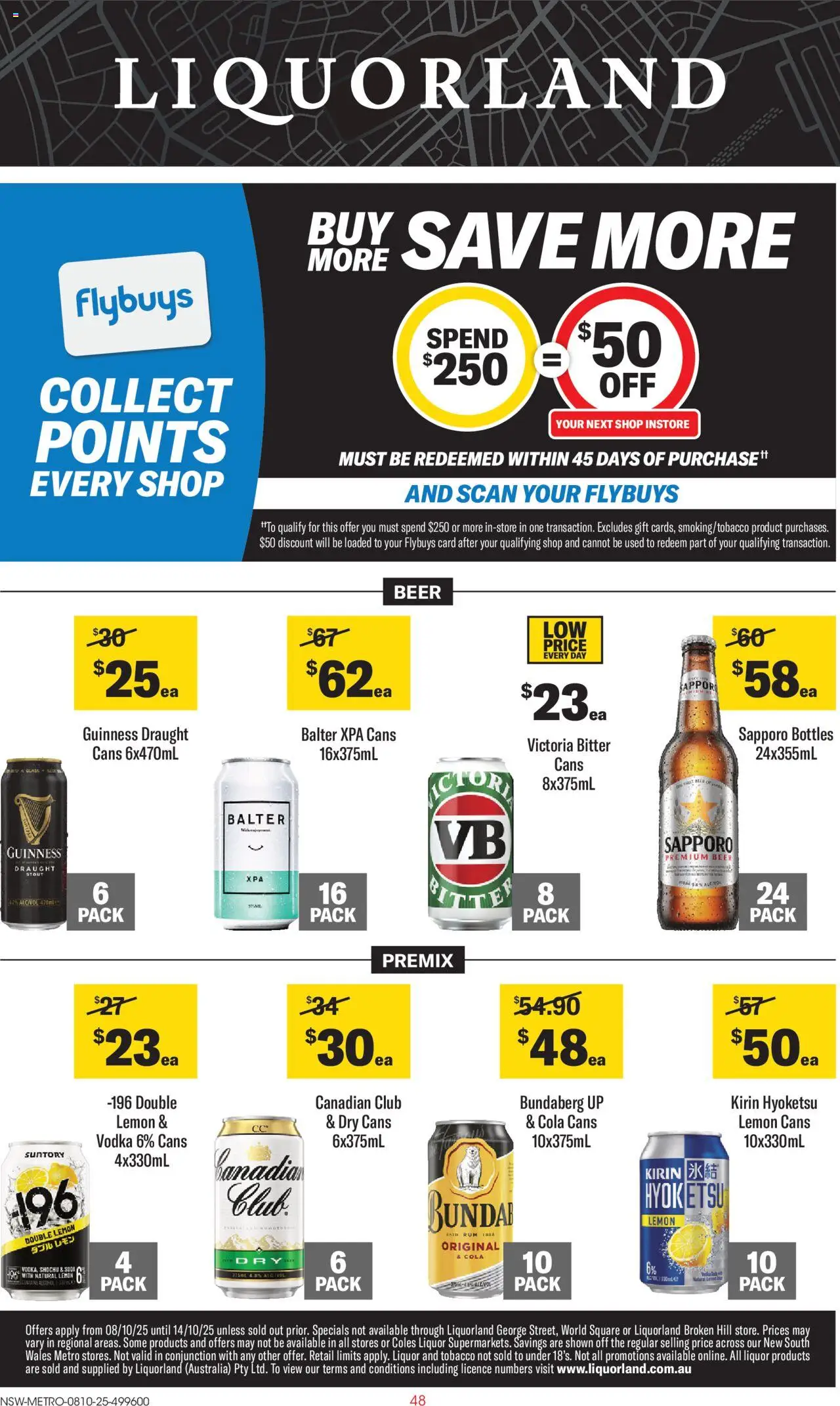 Liquorland catalogue valid from 08/10/2025 - page 1