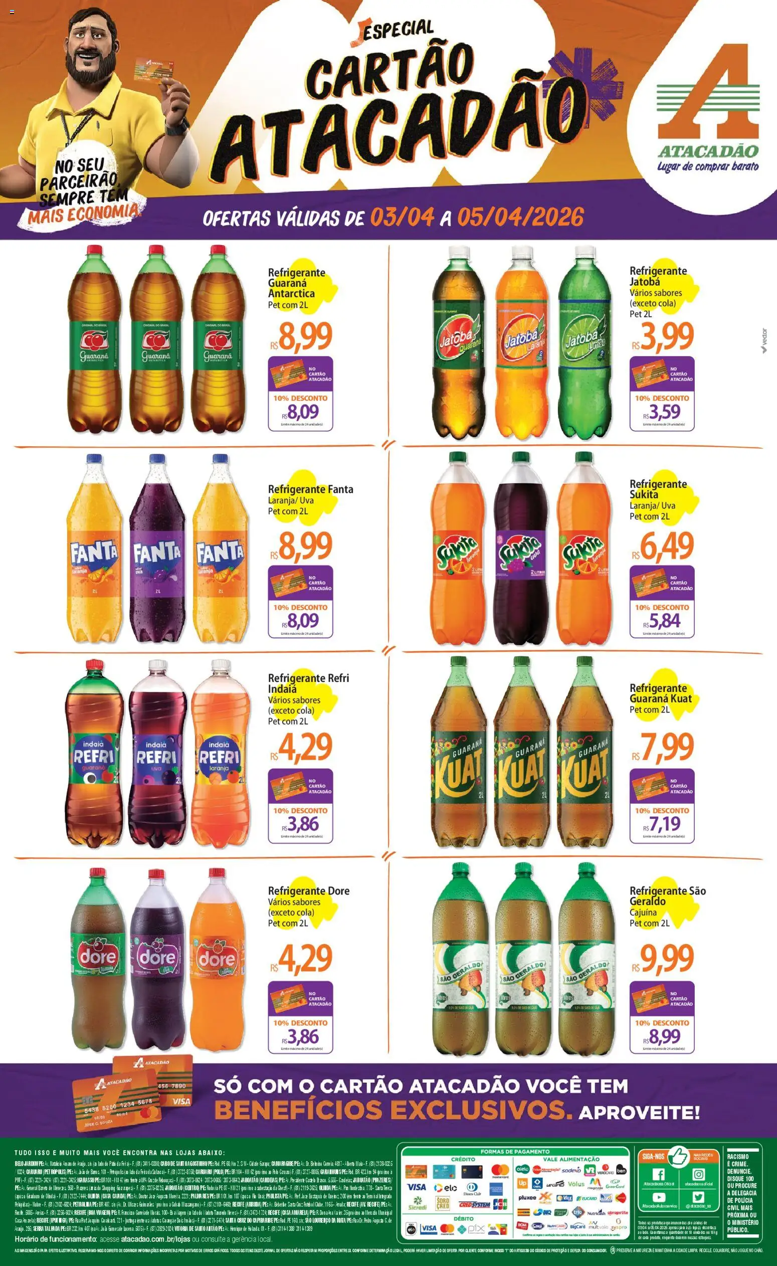 Pré-Visualização do folheto "Atacadão ofertas - PE" da loja Atacadão válido a partir de 03/04/2026