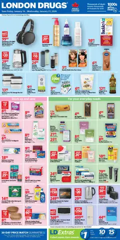 Preview of leaflet Weekly flyer / circulaire from shop London Drugs is valid from Jan 16, 2026