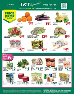 Preview of leaflet T&T Supermarket weekly flyer - AB from shop T&T Supermarket is valid from Apr 03, 2026