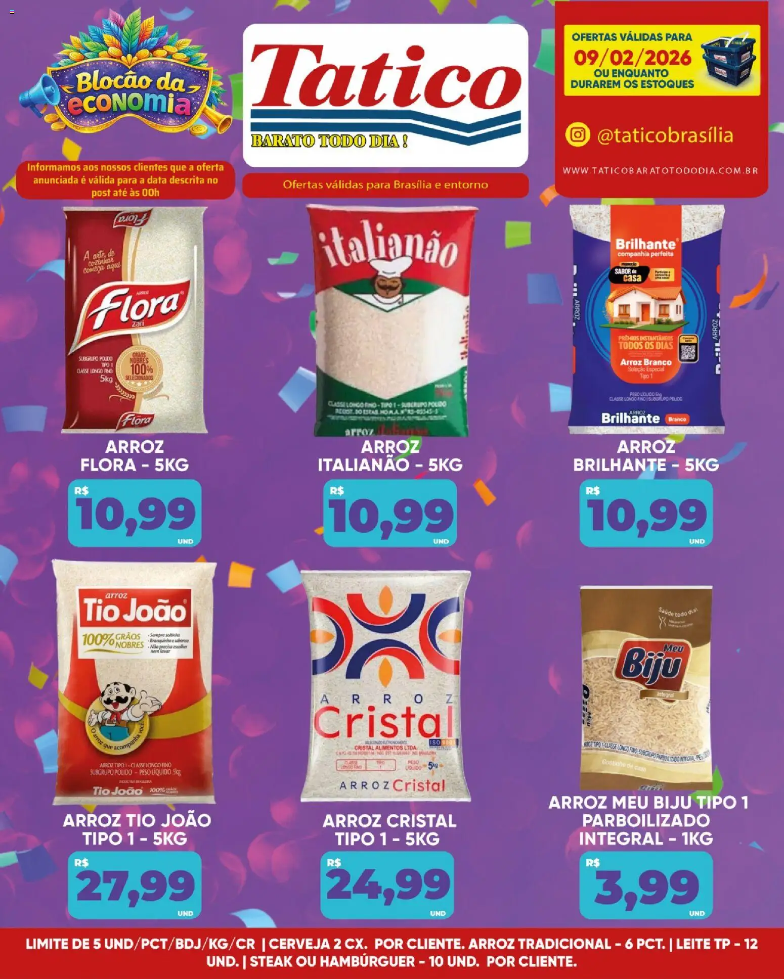Pré-Visualização do folheto "Ofertas do Dia" da loja Tatico válido a partir de 09/02/2026