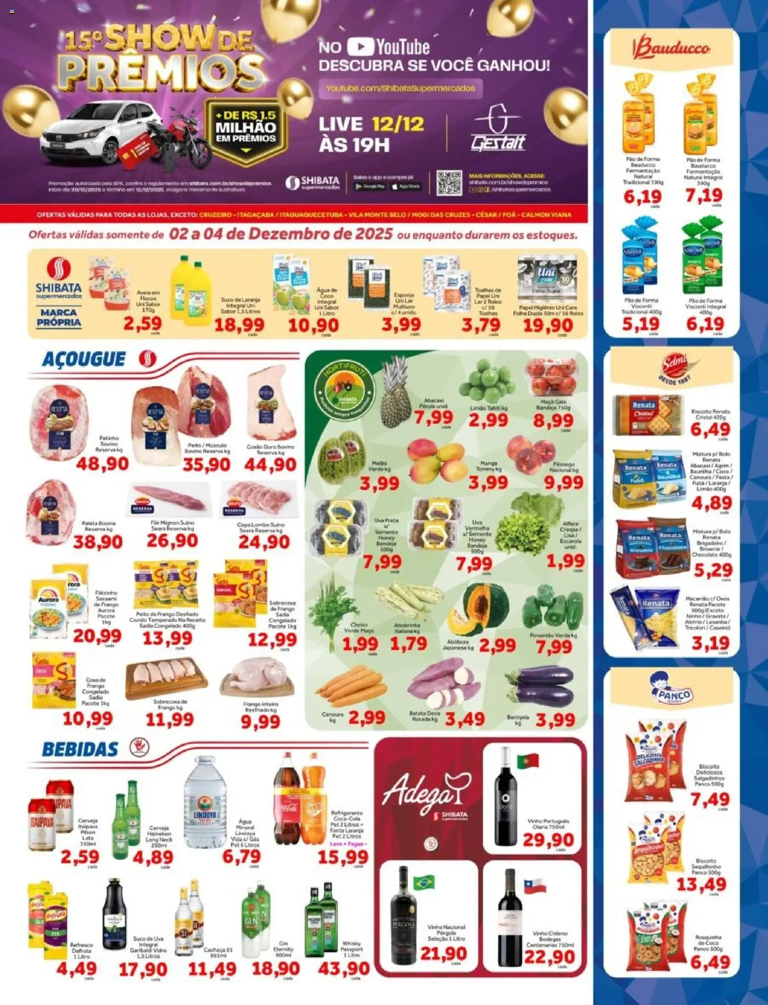 Pré-Visualização do folheto "Ofertas da semana" da loja Shibata válido a partir de 02/12/2025