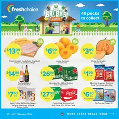Preview of catalogue Catalogue from shop FreshChoice valid 16 Feb 2026