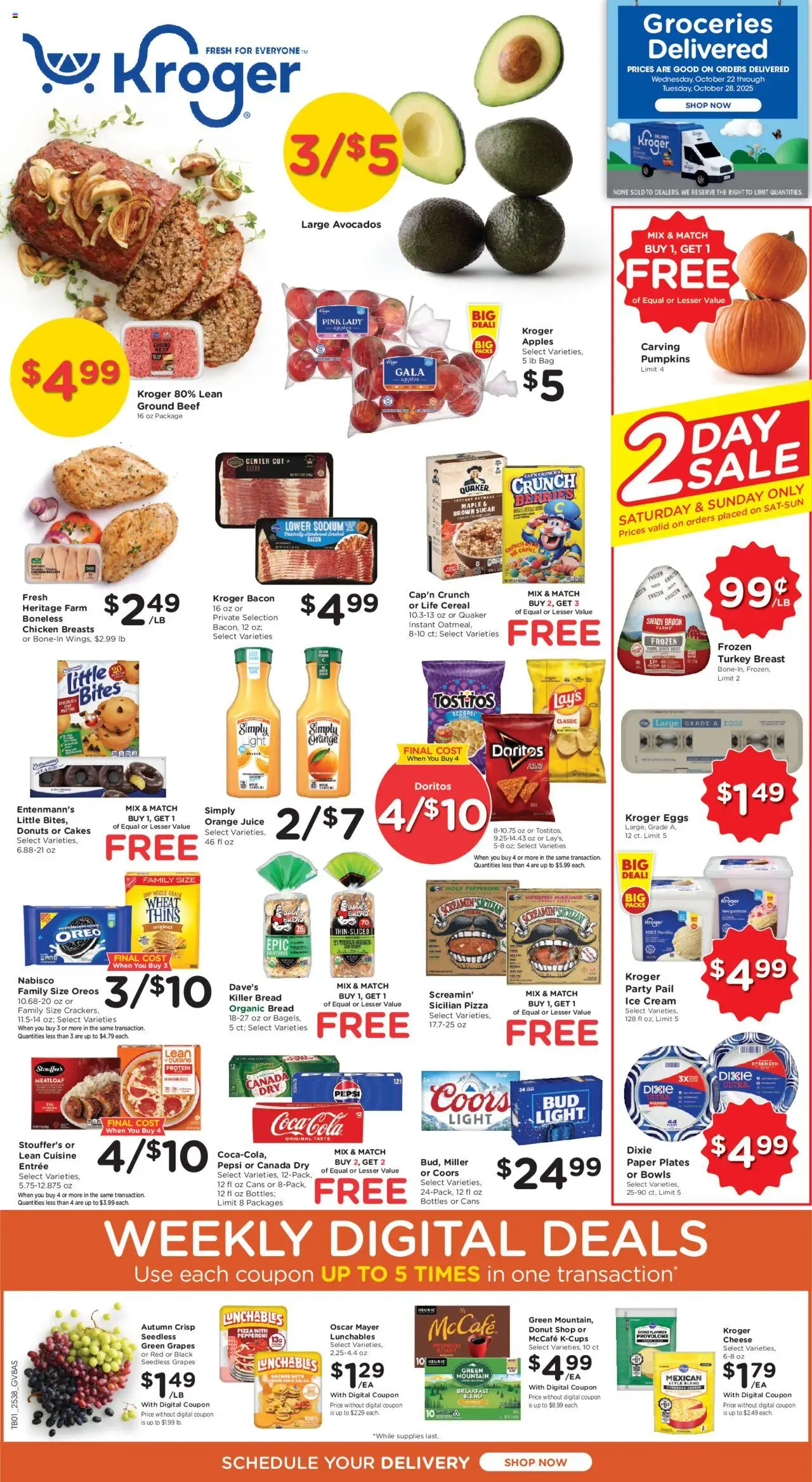 Kroger Weekly ads from 10/22/2025 >> Ad for next week - Page number 1
