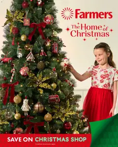 Preview of catalogue The Home Of Christmas from shop Farmers valid 6 Nov 2025