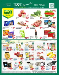 Preview of leaflet Weekly flyer / circulaire from shop T&T Supermarket is valid from Aug 22, 2025