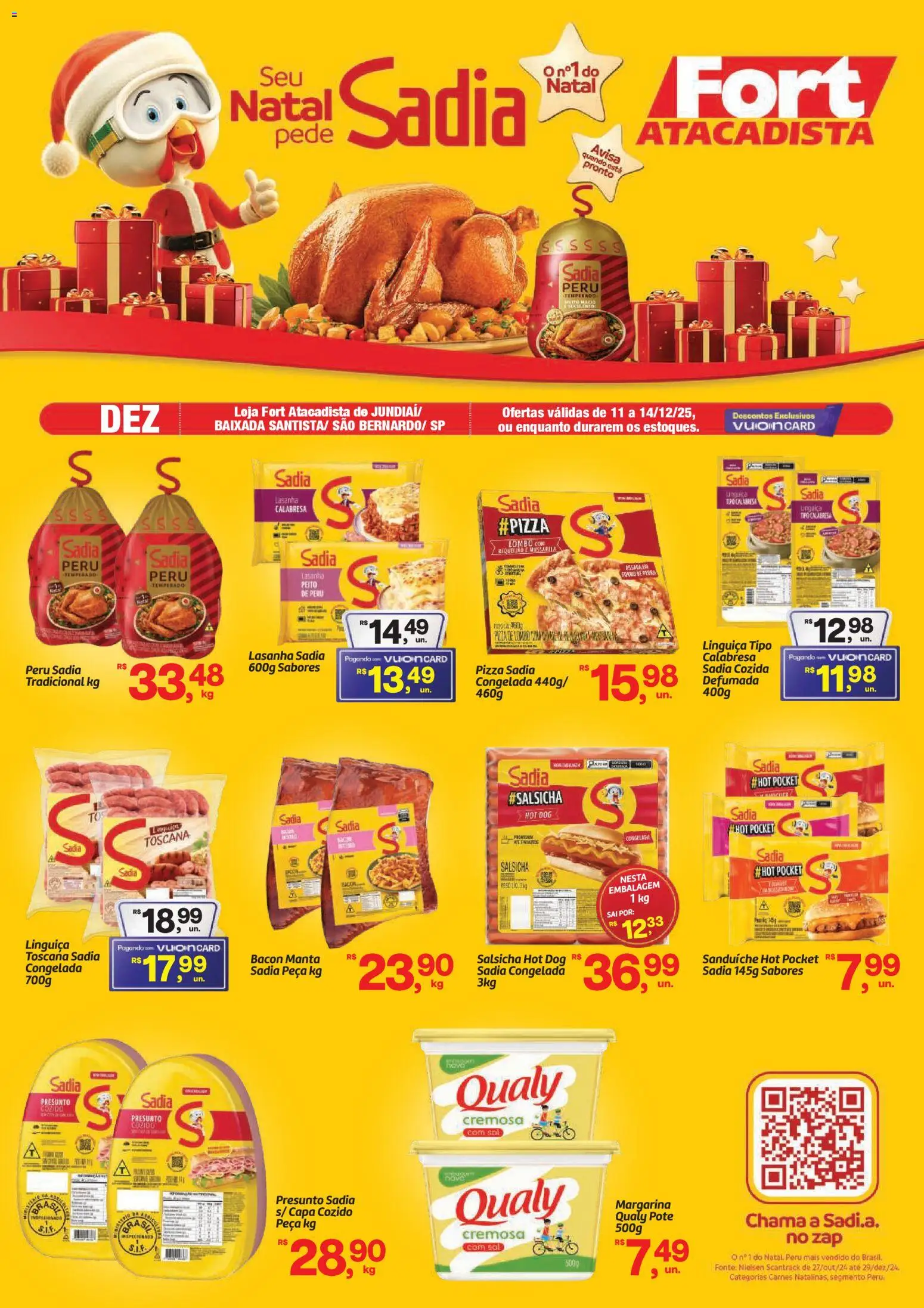 Pré-Visualização do folheto "Ofertas BRF" da loja Fort Atacadista válido a partir de 11/12/2025