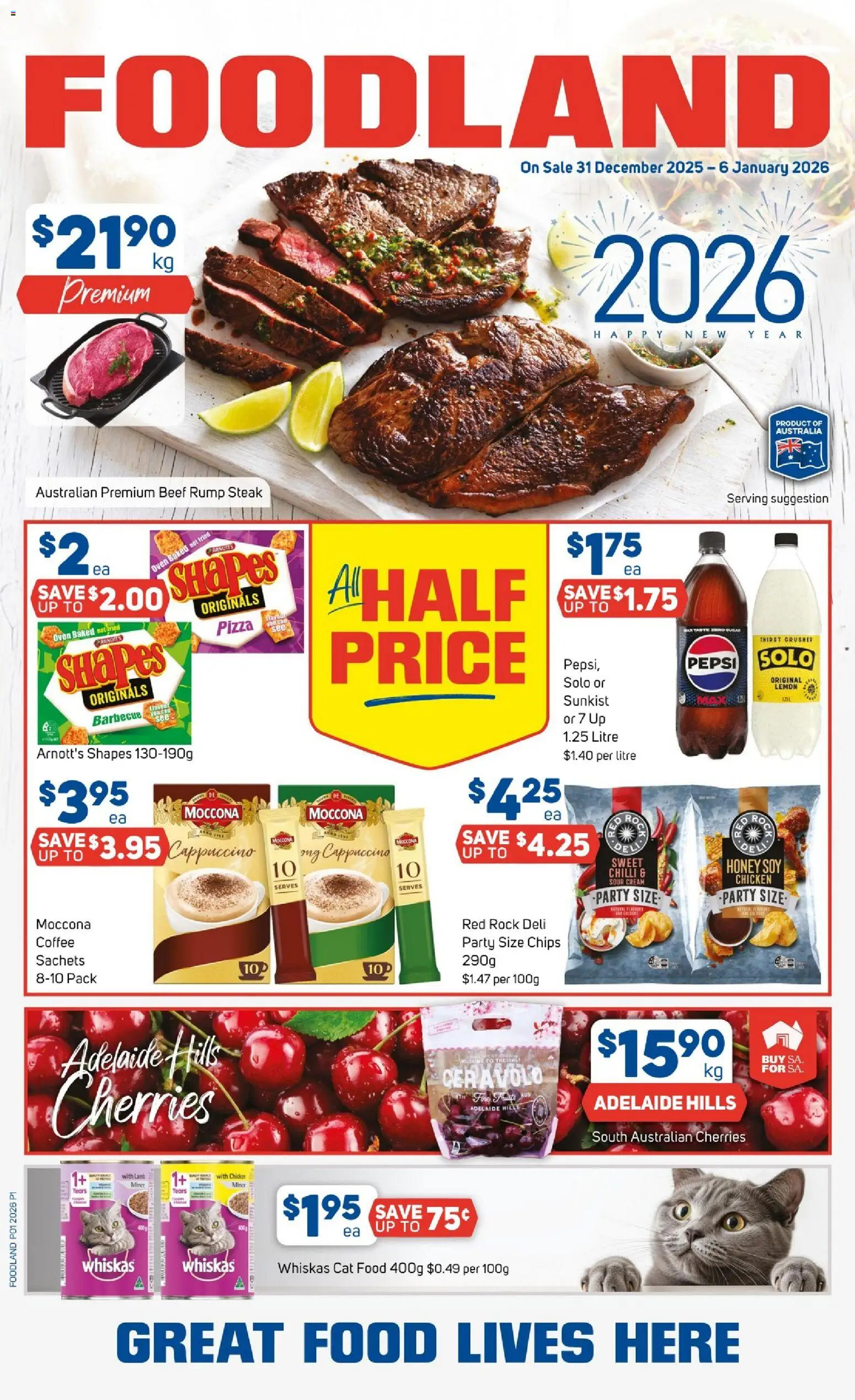 Preview of catalogue Catalogue from shop Foodland valid 31/12/2025