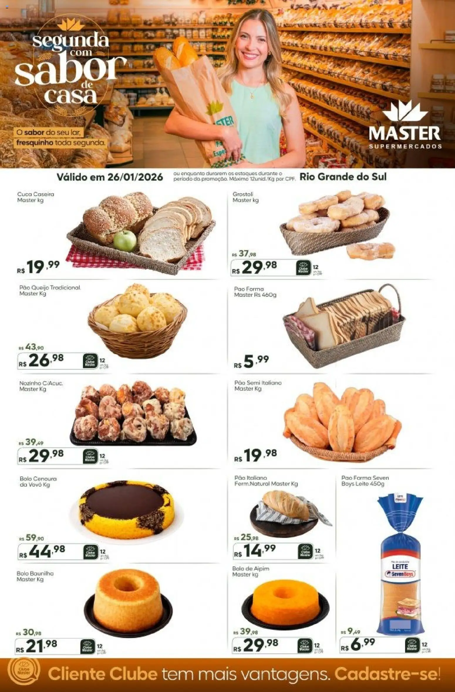 Pré-Visualização do folheto "Ofertas do Dia - RS" da loja Master válido a partir de 26/01/2026