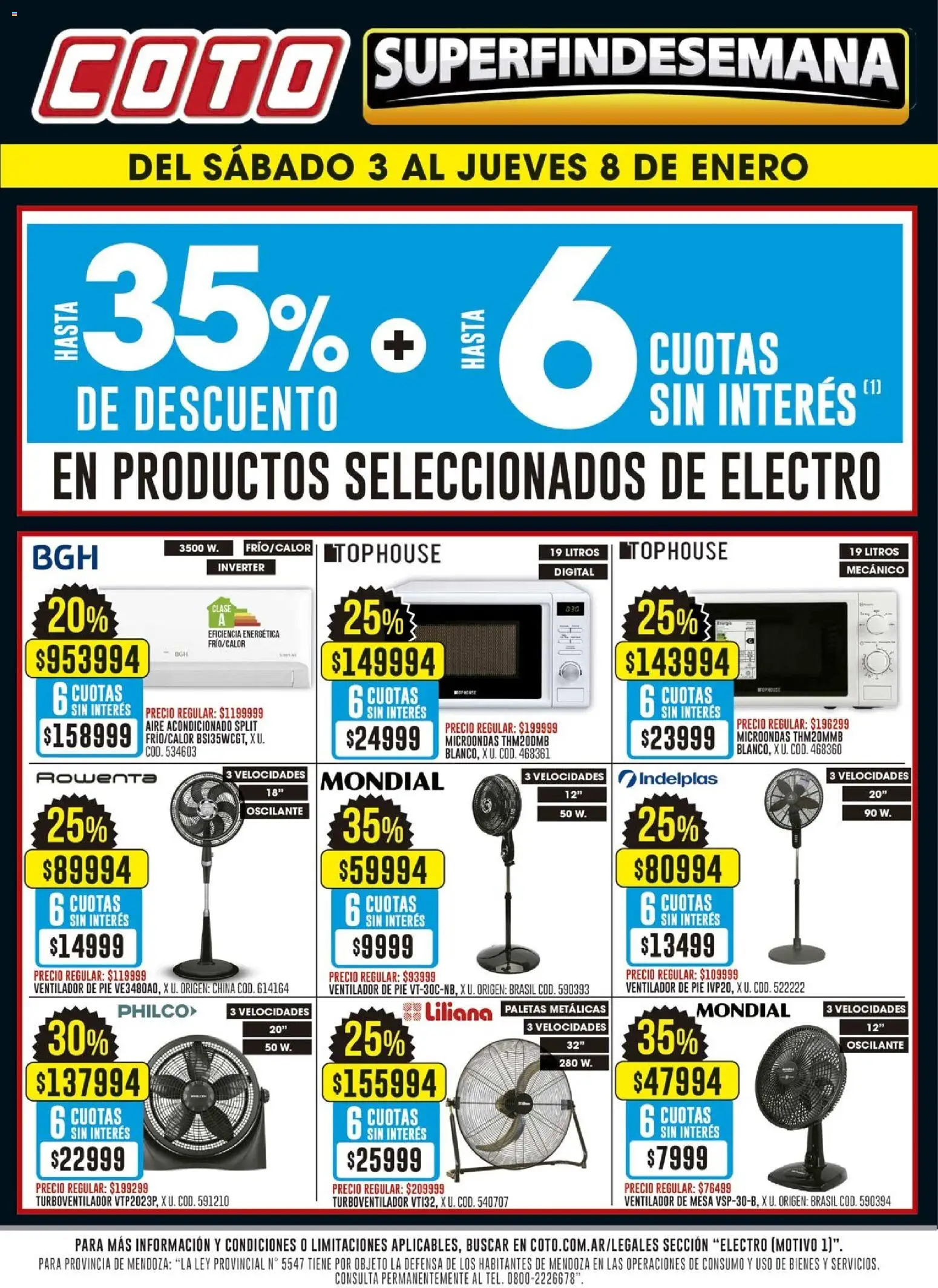 Vista previa del folleto de la tienda Coto válido desde el 03/01/2026 