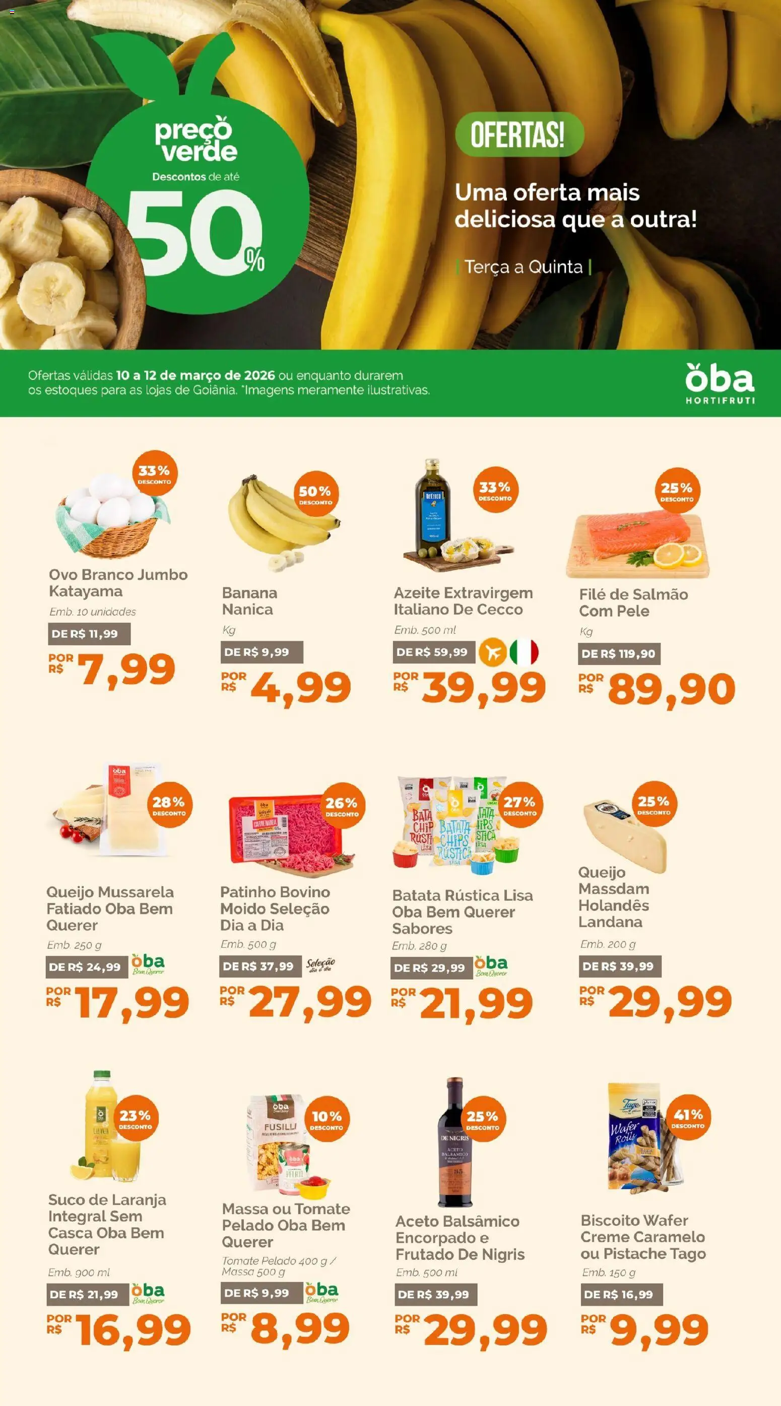 Pré-Visualização do folheto "Oba Hortifruti - Ofertas da semana" da loja Oba Hortifruti válido a partir de 10/03/2026