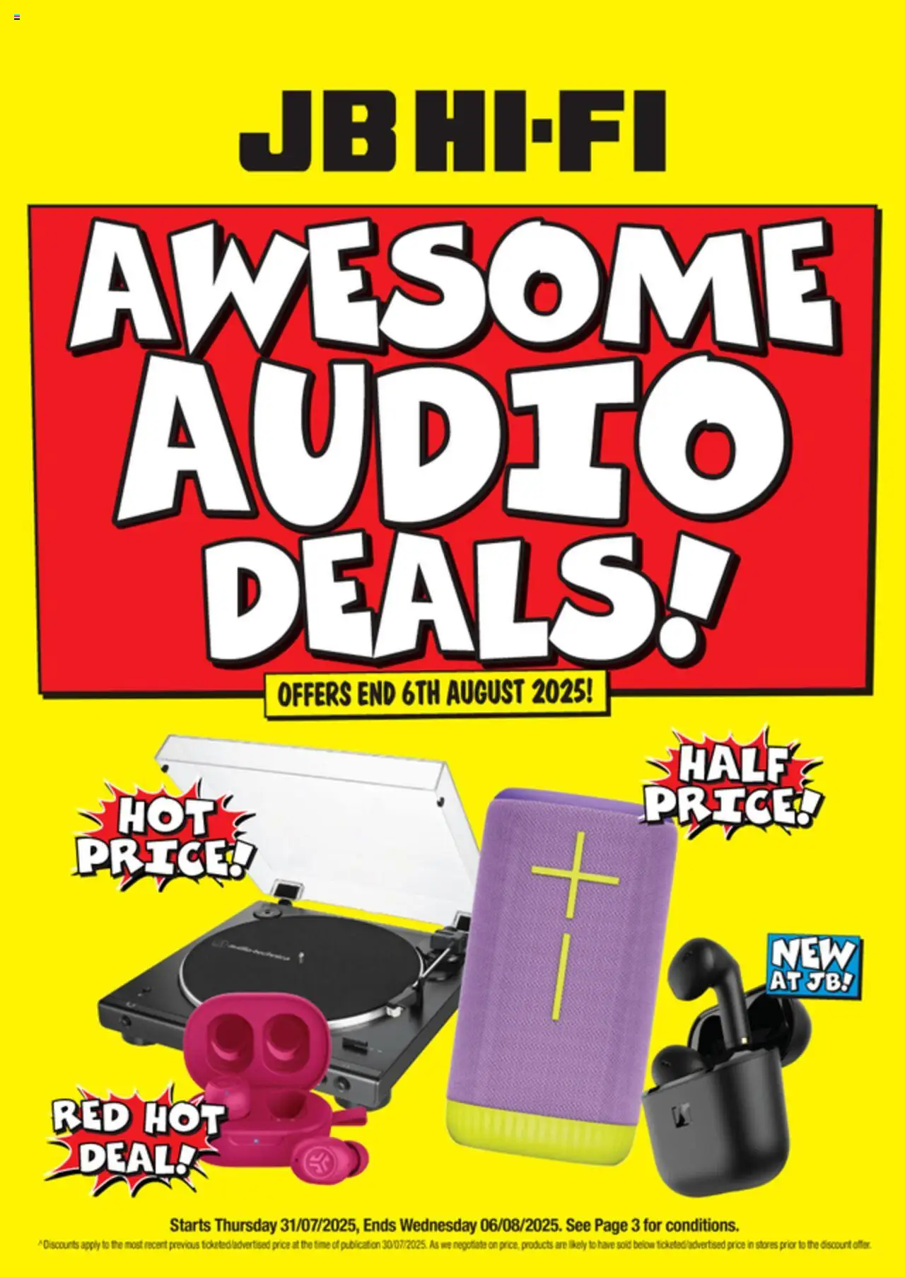Catalogue JB Hi-Fi catalogue valid from 31 Jul 2025 - page 1