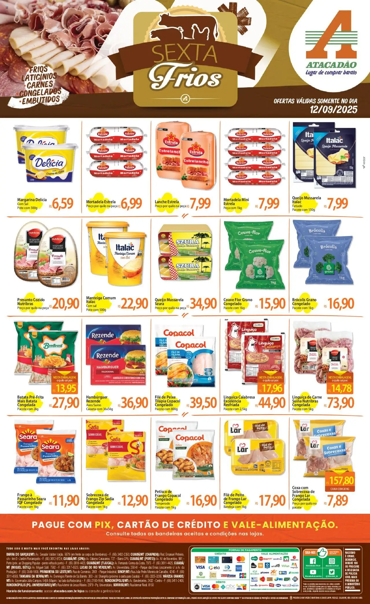 Atacadão folheto "Ofertas - MT" válido a partir de 12/09/2025 - número de página 1