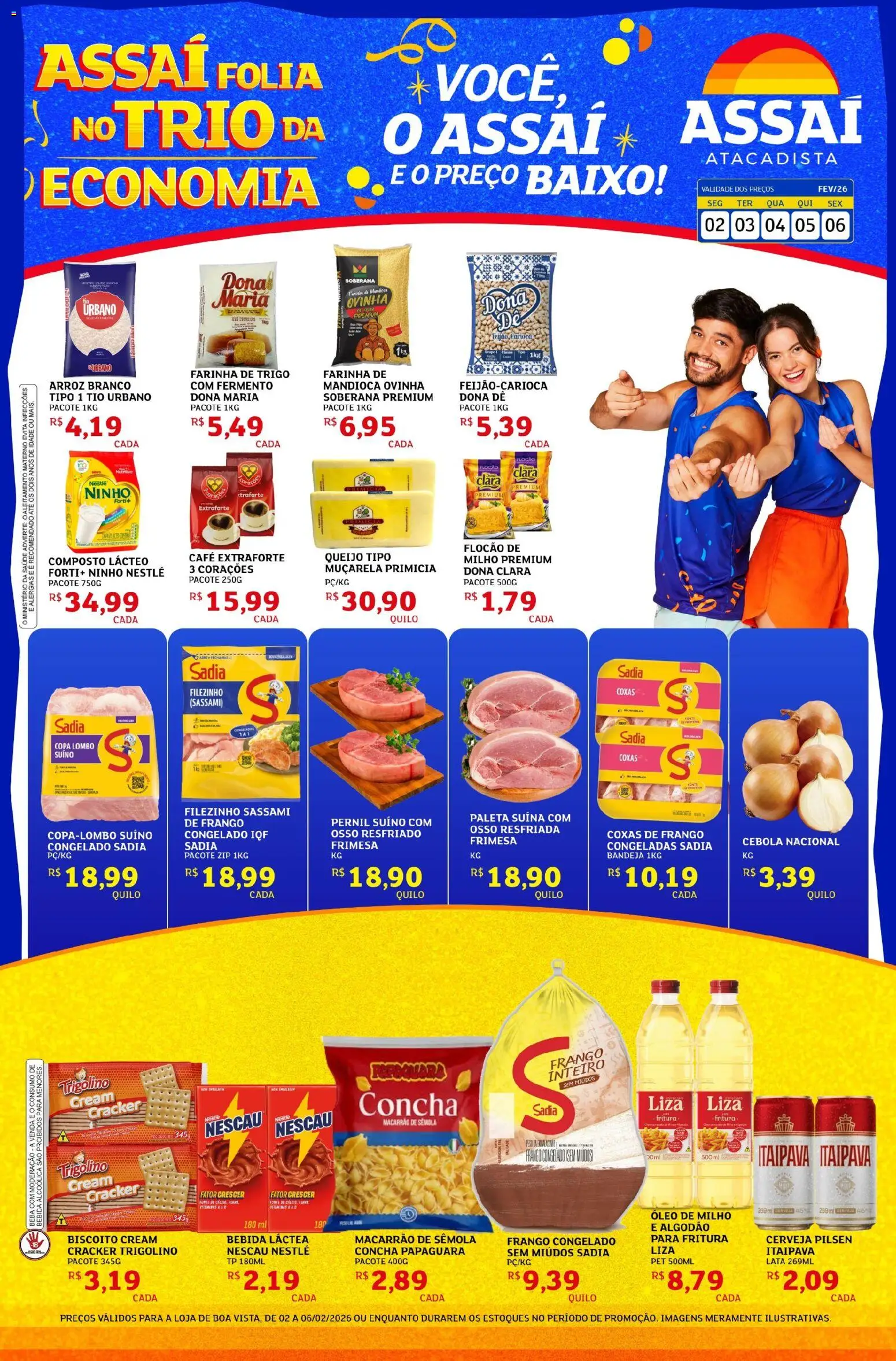 Pré-Visualização do folheto "Encarte - RR" da loja Assaí Atacadista válido a partir de 02/02/2026
