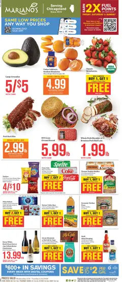 Ad Preview of Mariano's Mariano's Weekly Ad from 03/18/2026