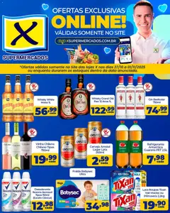 Pré-Visualização do folheto "Ofertas Exclusivas" da loja X Supermercados válido a partir de 27/10/2025