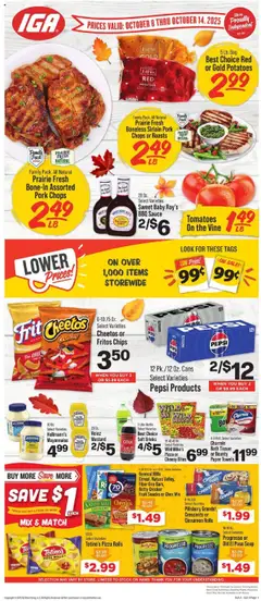 Ad Preview of IGA Weekly Ad from 10/08/2025