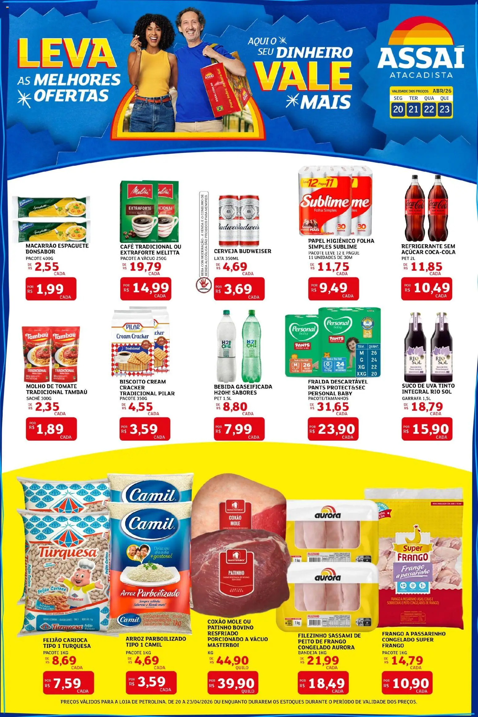 Pré-Visualização do folheto "Assaí Atacadista ofertas - PE" da loja Assaí Atacadista válido a partir de 20/04/2026