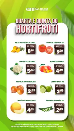 Pré-Visualização do folheto "Ofertas da semana" da loja São Roque Supermercados válido a partir de 10/12/2025