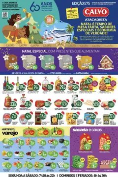 Pré-Visualização do folheto "Ofertas da semana" da loja Calvo Atacadista válido a partir de 19/12/2025