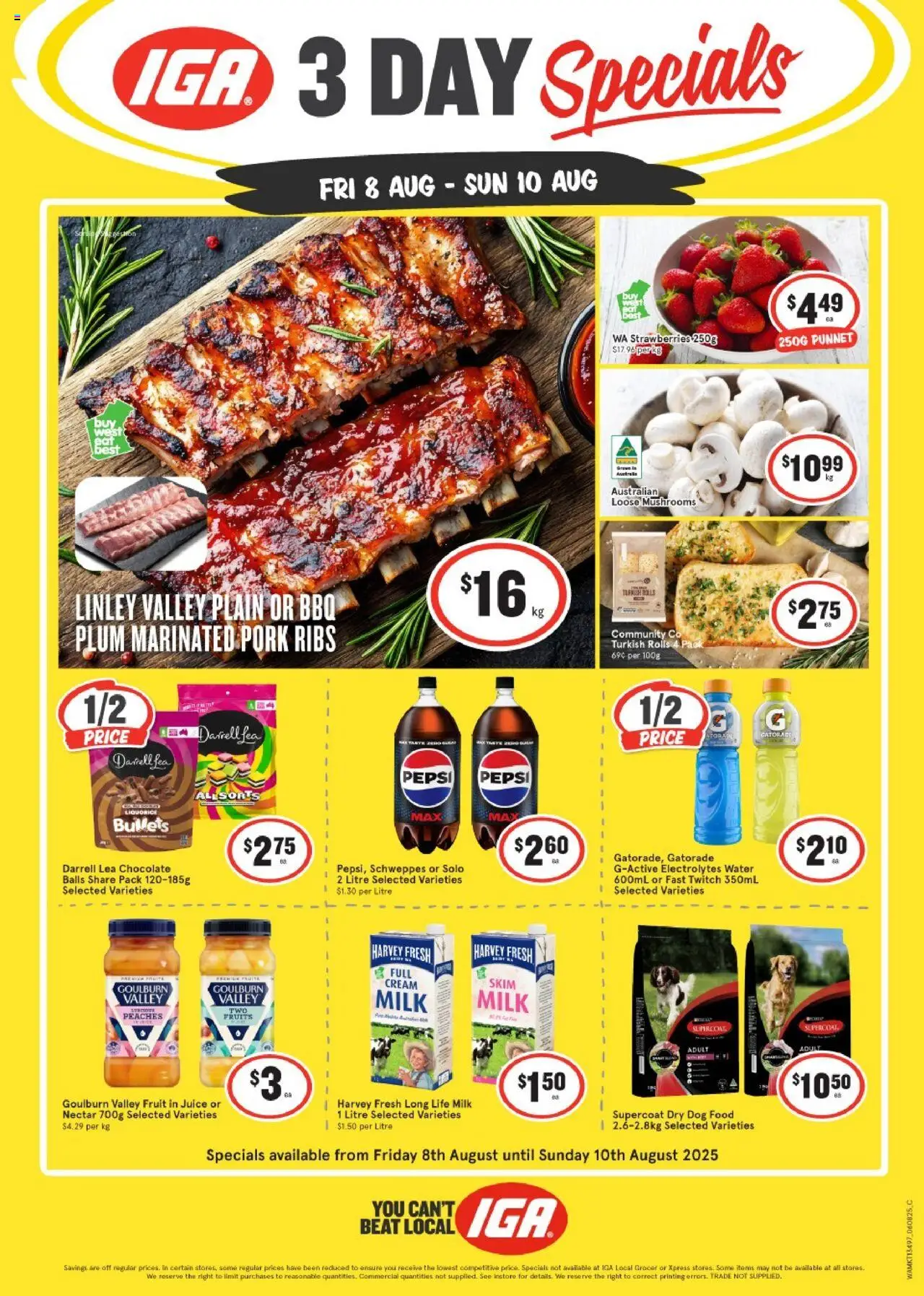 IGA catalogue valid from 08/08/2025 - page 1