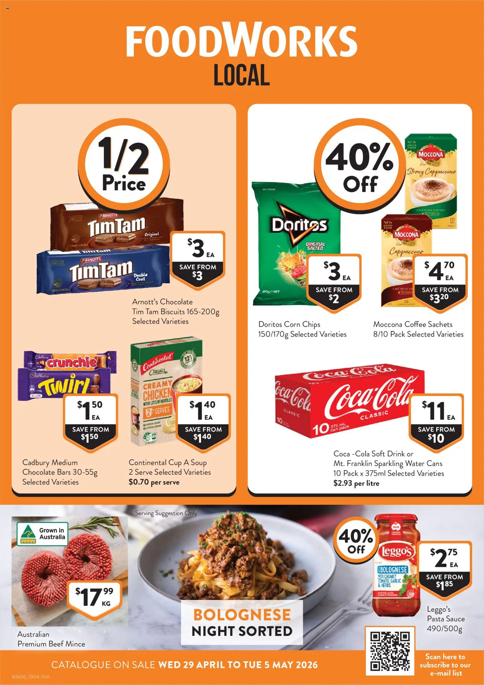Preview of catalogue Foodworks catalogue VIC from shop Foodworks valid 29/04/2026