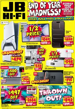 Preview of catalogue End of Year Madness Catalogue from shop JB Hi-Fi valid 26/12/2025