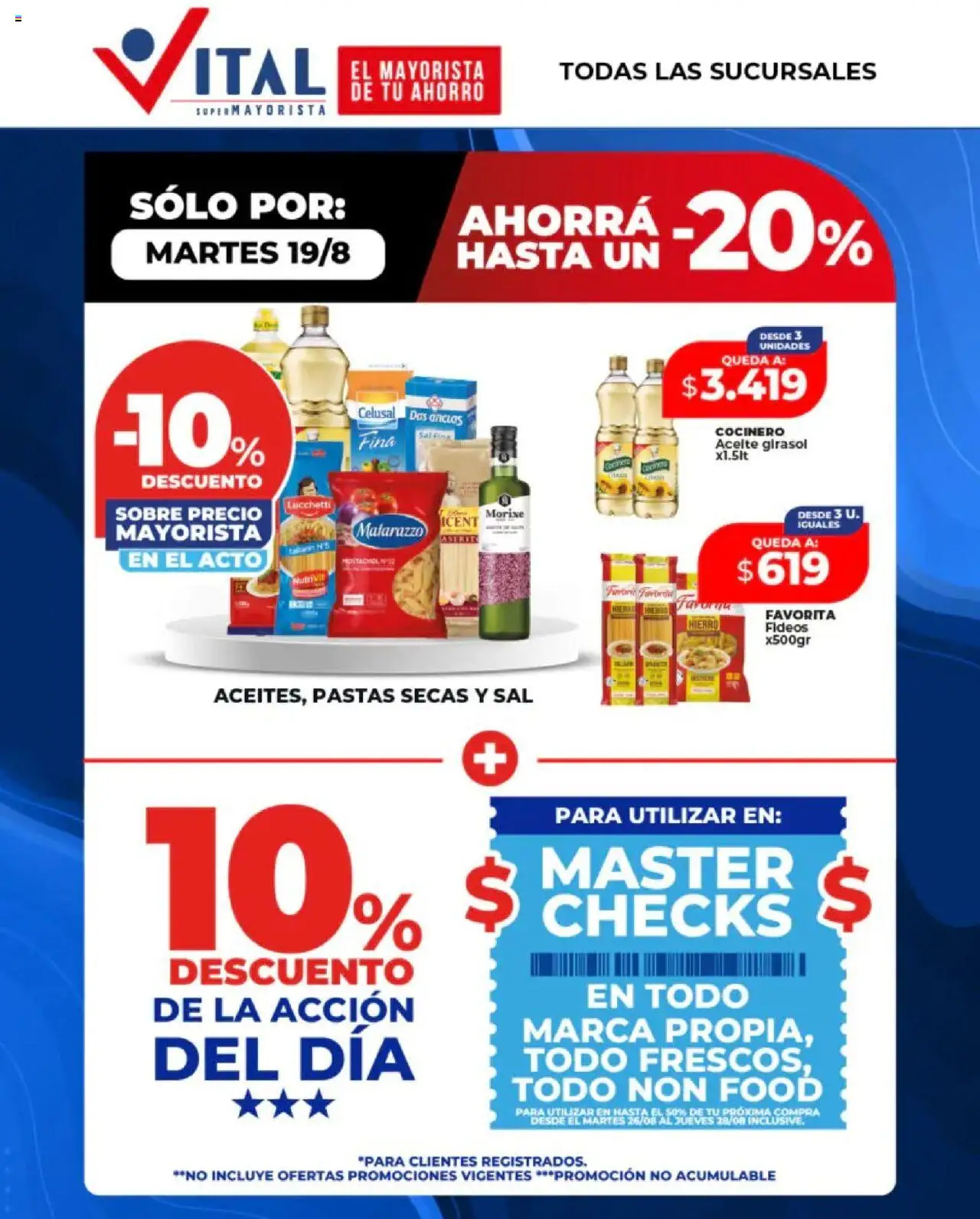Vital Sólo por Martes del 19/08/2025 >> Catálogo