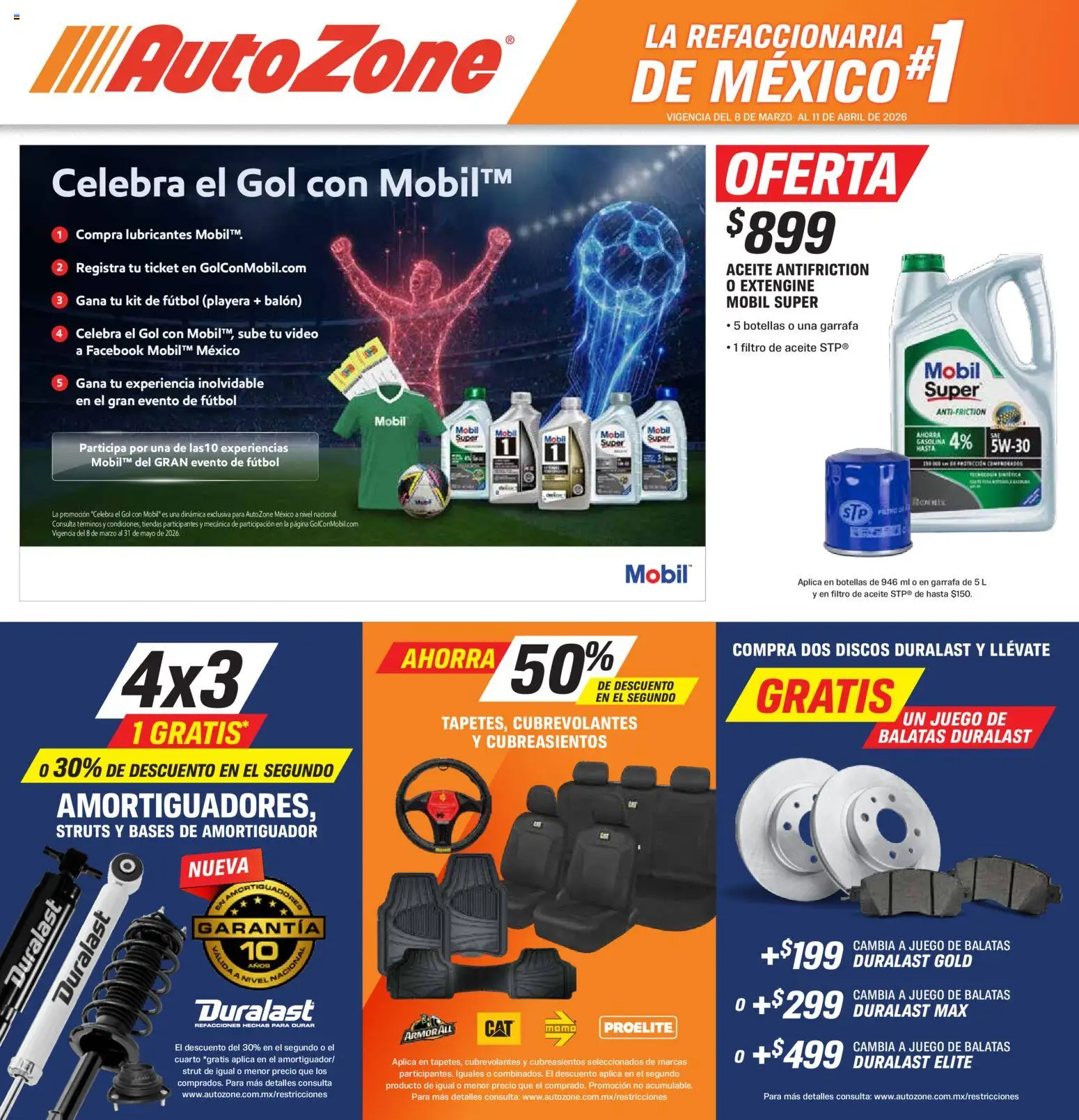 Vista previa las ofertas de la tienda AutoZone - AutoZone catálogo desde el 08/03/2026 