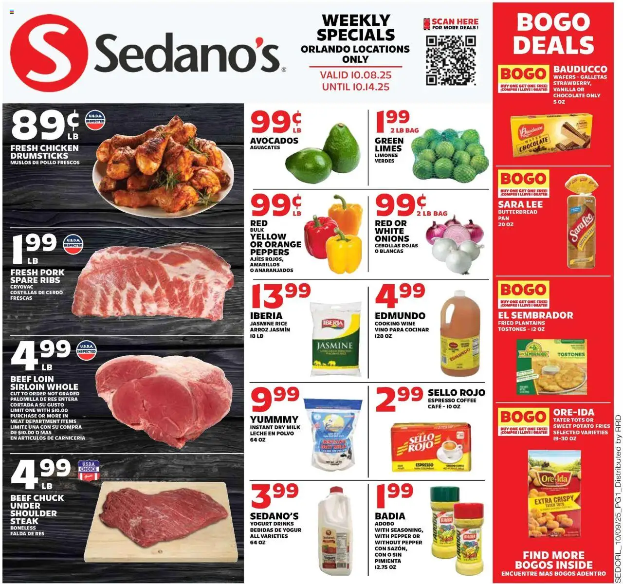 Sedano's Weekly Ad from 10/08/2025 - Flyer - Page number 1