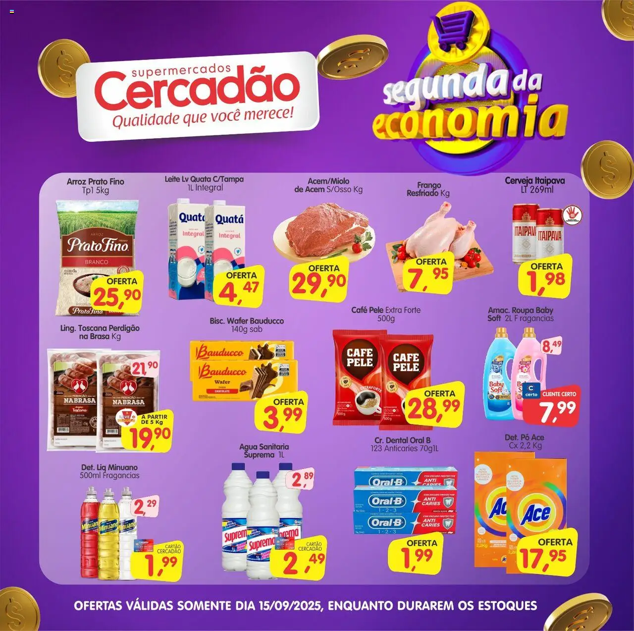 Cercadão folheto "Ofertas da semana" válido a partir de 15/09/2025 - número de página 1