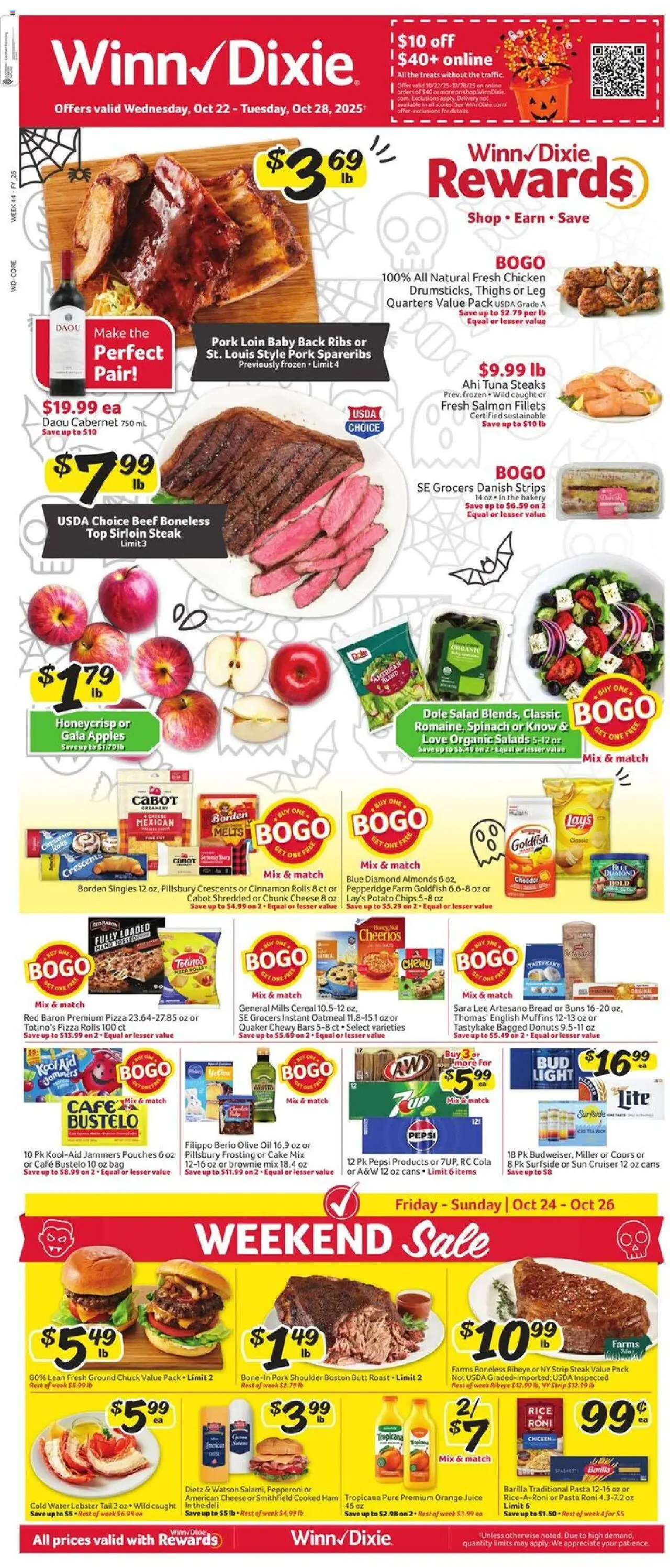 Winn Dixie Weekly Circular - FL from 10/22/2025 - Flyer - Page number 1