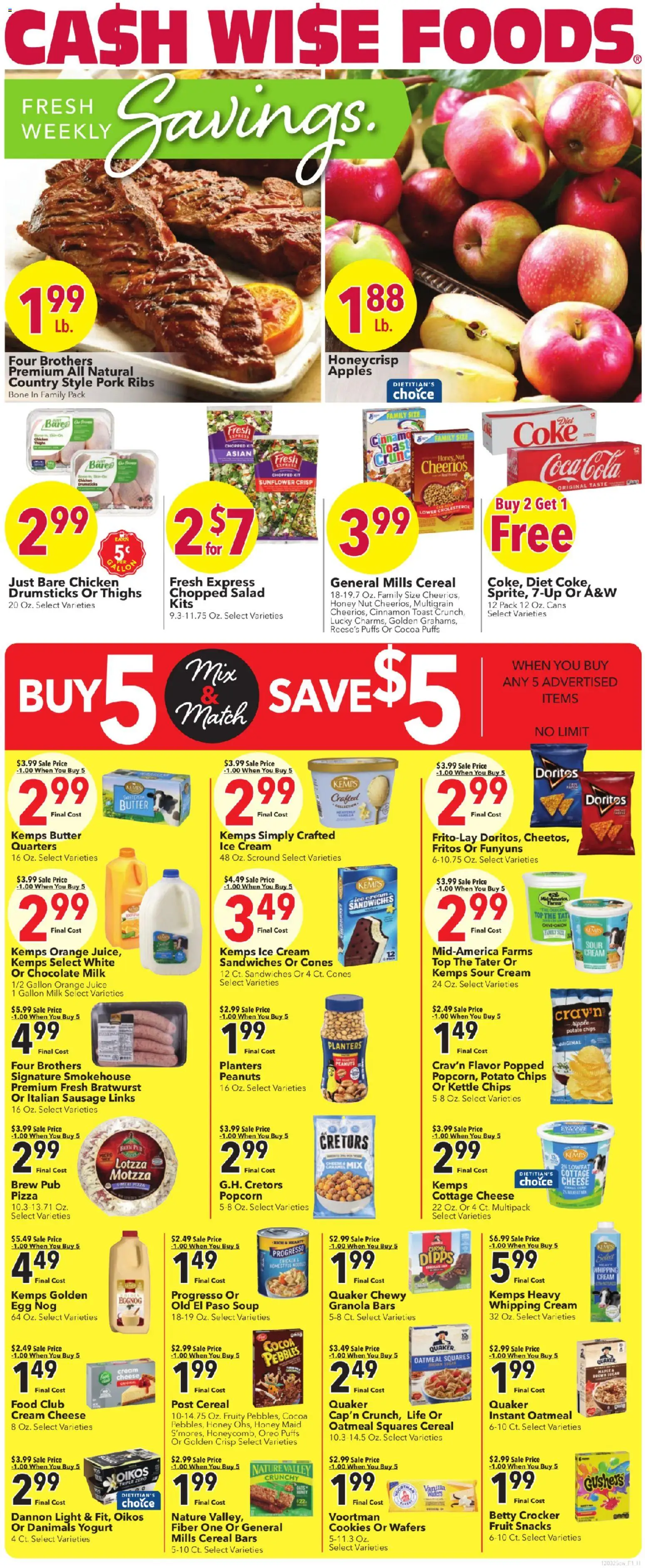 Ad Preview of Cash Wise Weekly Ad from 12/03/2025