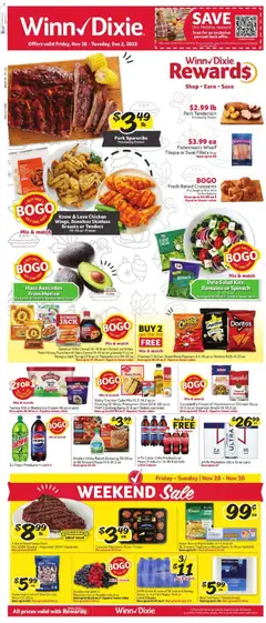 Ad Preview of Winn Dixie Weekly Ad from 11/28/2025 | Page: 1