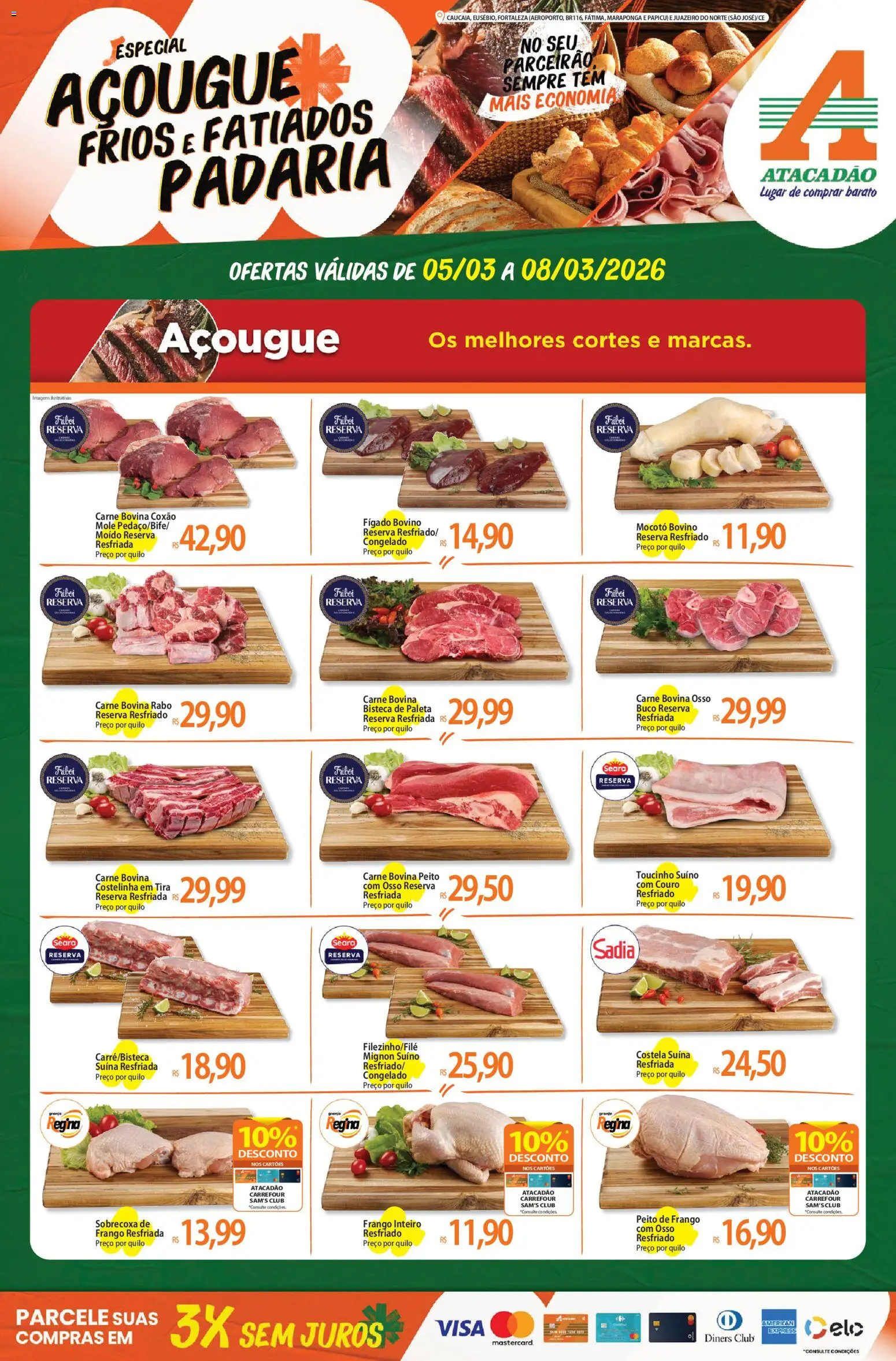 Pré-Visualização do folheto "Atacadão ofertas - CE" da loja Atacadão válido a partir de 05/03/2026