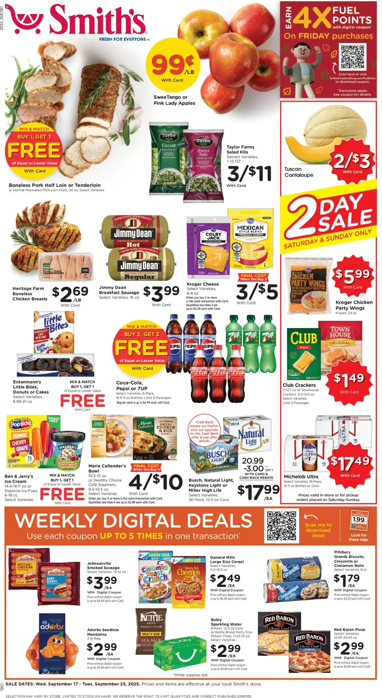 Smith's Weekly Ad - ID from 09/17/2025 - Flyer - Page number 1