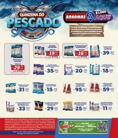 Pré-Visualização do folheto "Ofertas Quinzena do Pescado" da loja Bahamas Supermercados válido a partir de 15/09/2025
