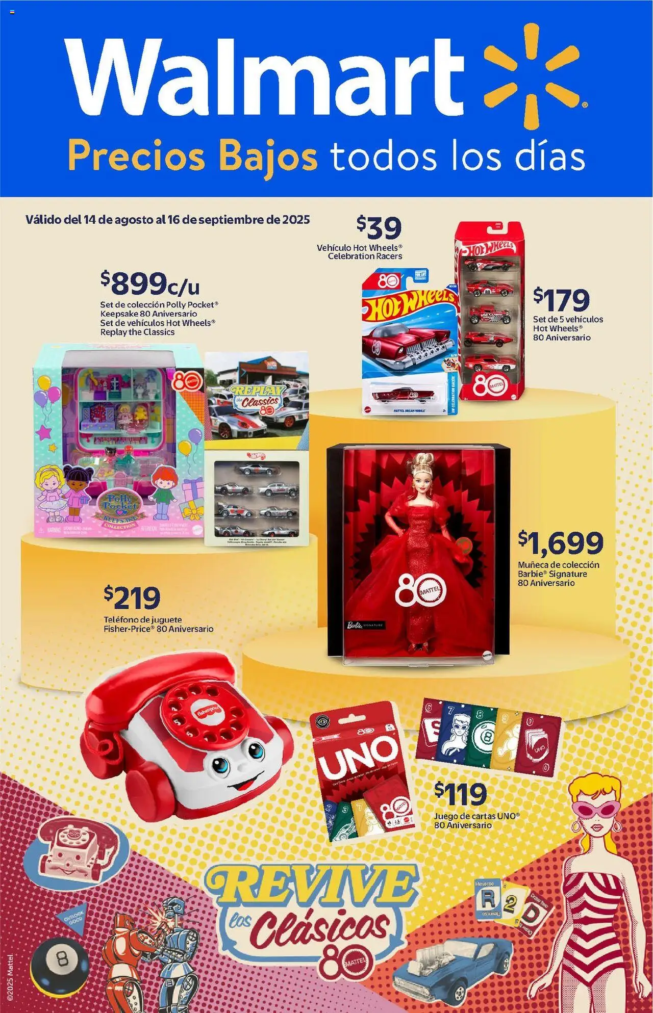 Catálogo Barbie Walmart y sus promociones válidas desde el 14/08/2025 - Número de página 1