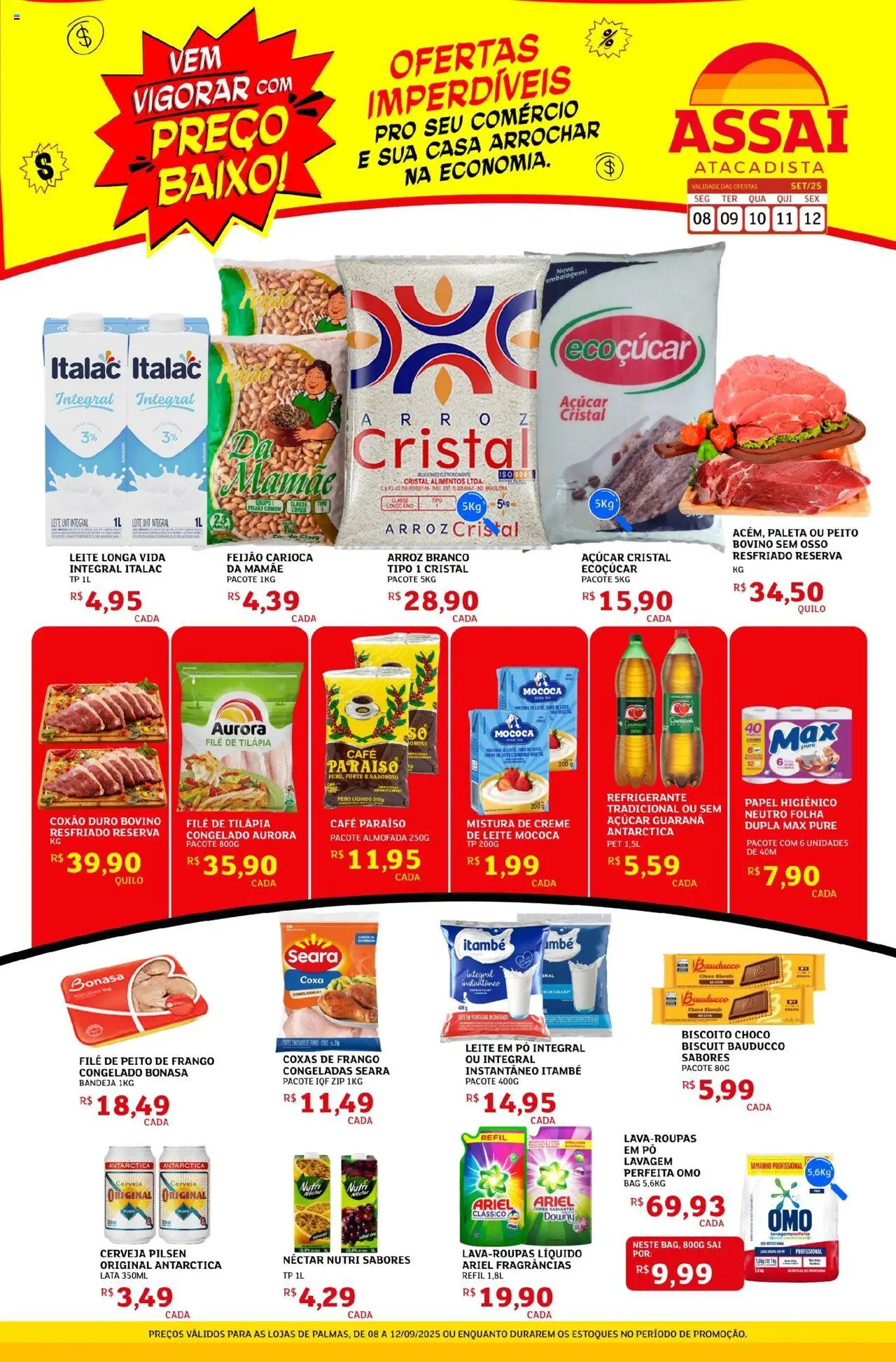 Assaí Atacadista folheto "Encarte - TO" válido a partir de 08/09/2025 - número de página 1