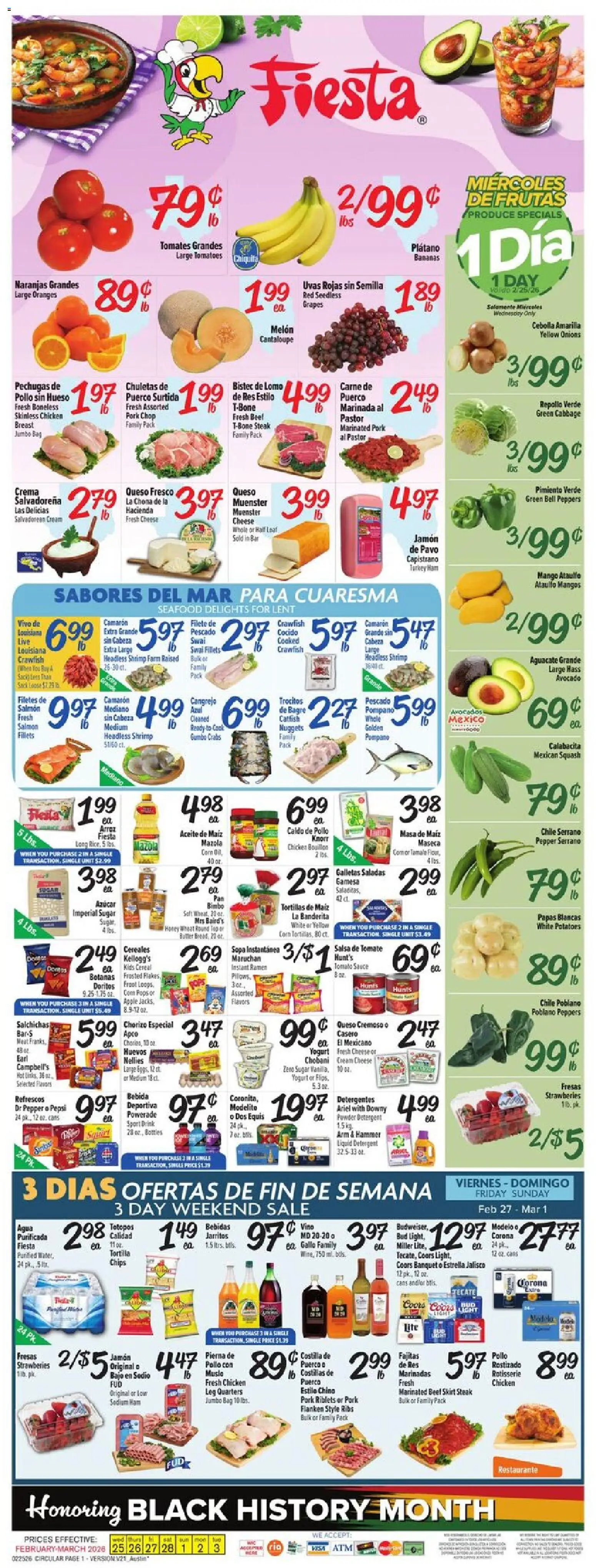 Ad Preview of Fiesta Mart Weekly Ad from 02/25/2026