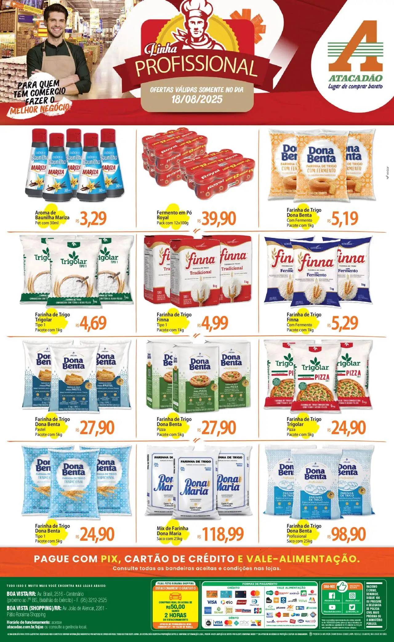 Atacadão folheto "Ofertas - RR" válido a partir de 18/08/2025 - número de página 1