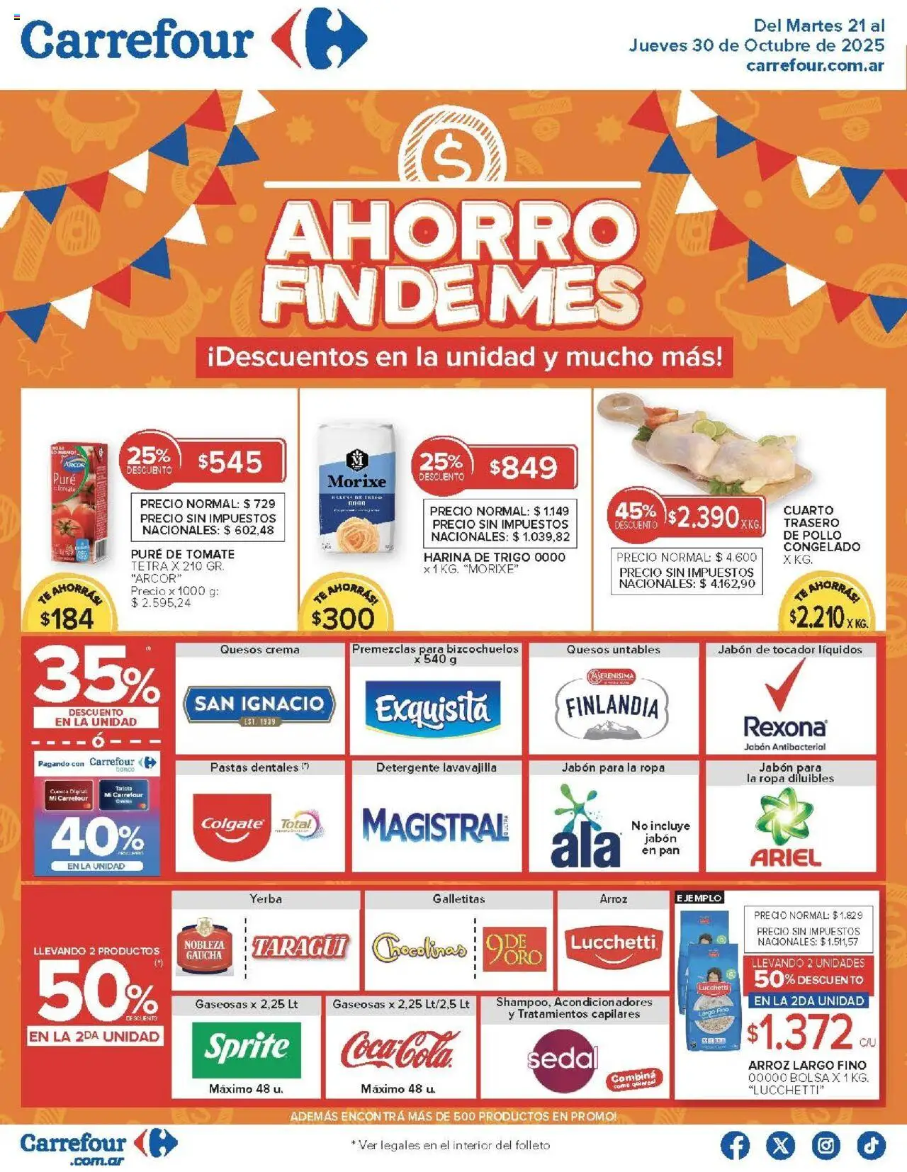 Carrefour Ofertas del 21/10/2025 >> Catálogo